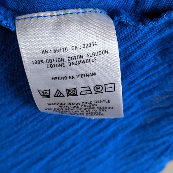 Anthropologie | Blue Belted Blouse - H11 - Picture 3 of 5